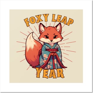 Foxy leap year Posters and Art